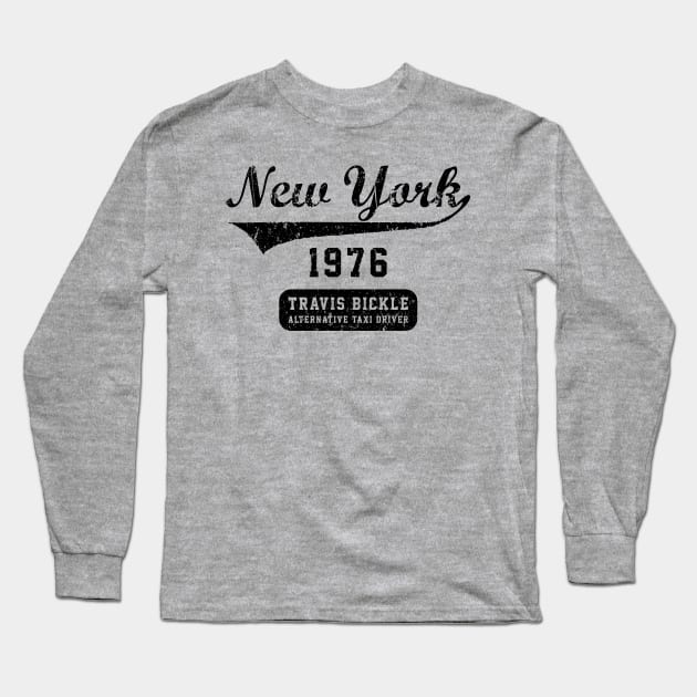 New York Taxi Driver Long Sleeve T-Shirt by TEEWEB